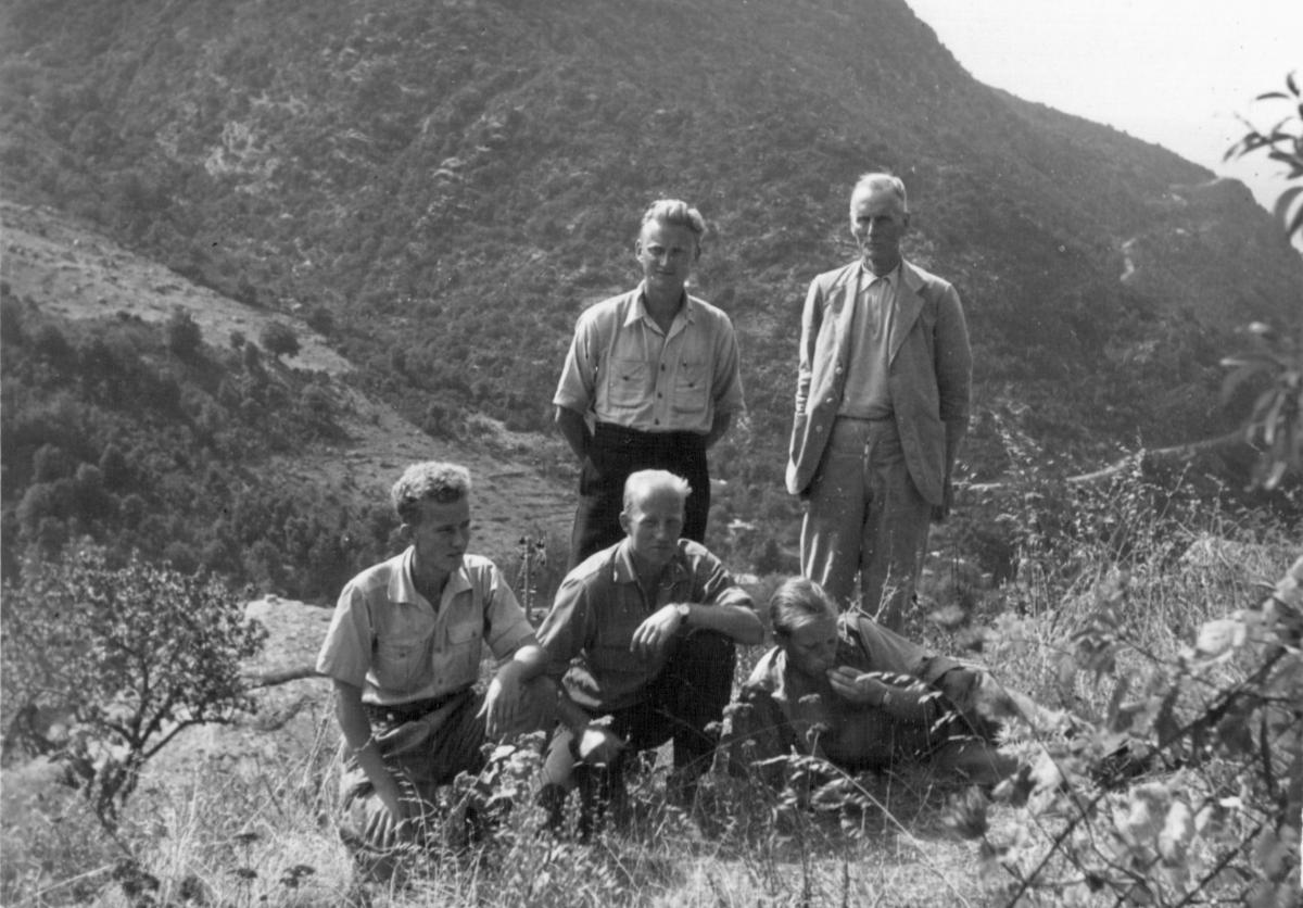 Corsica 1953 met liggend Albert Jacobs