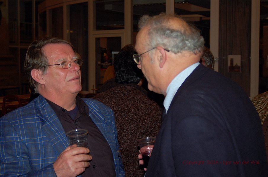 Fred in gesprek met Otto Simon